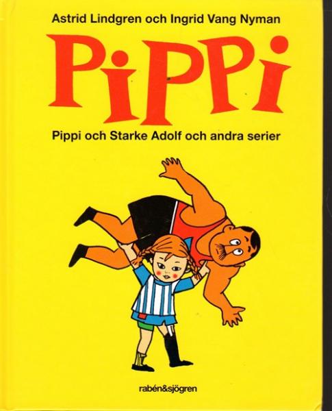 Astrid Lindgren book SWEDISH - Pippi  och Starke Adolf och andra serier - Pippi Longstocking - Comic